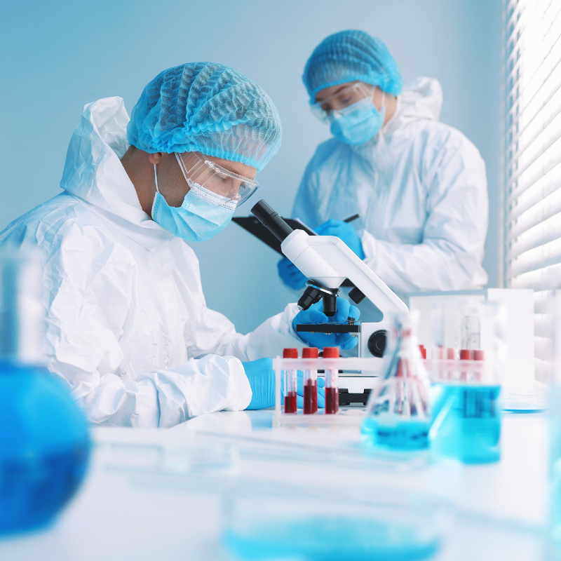 Picture of two scientists